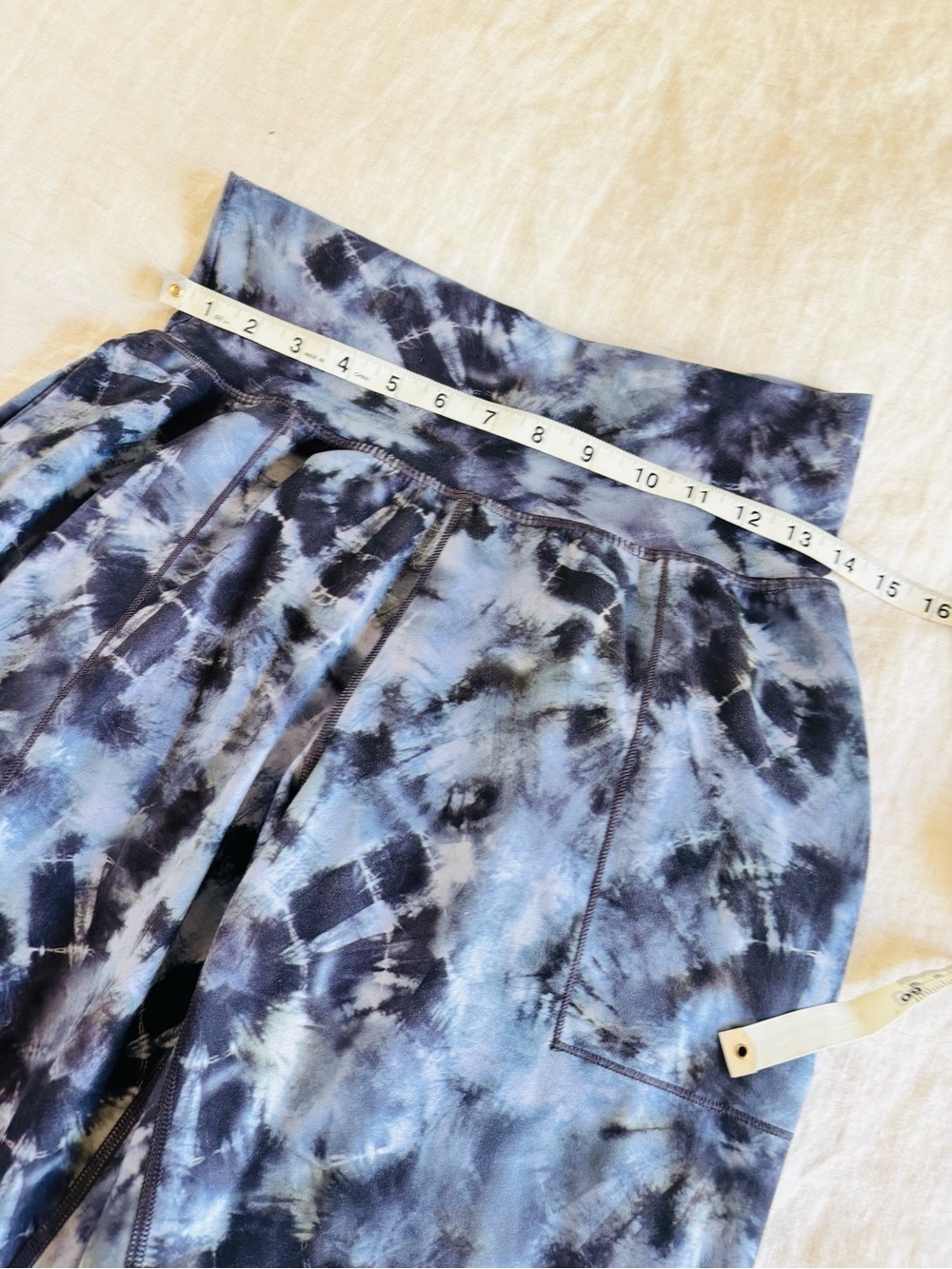 Athleta tie-Dye Jogger Pants - Blue/Black - Picture 9 of 11